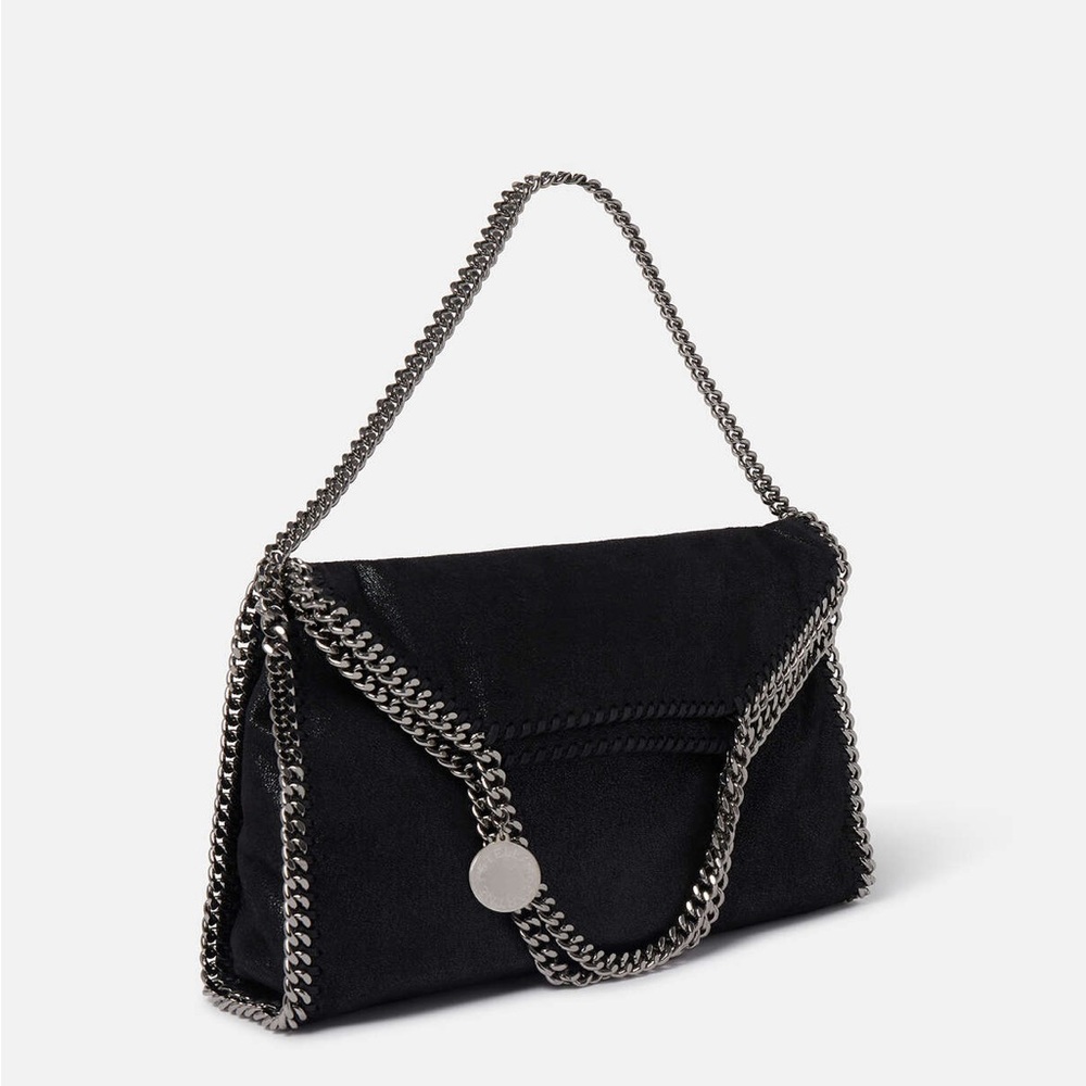 Stella McCartney Falabella Fold Over Tote Black